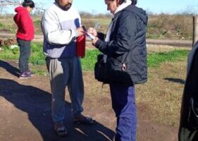 Pergamino – Saneamiento Ambiental realizó acciones de concientización en el barrio Quinta Mastrángelo